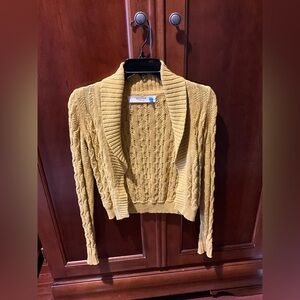 Sparrow Yellow Cable Knit Sweater Size XSmall